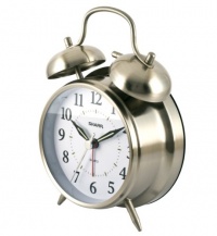 Sharp SPC800 Quartz Analog Twin Bell Alarm Clock (Silver) Sharp SPC800 Quartz Analog Twin Bell Alarm Clock (Silver)