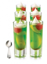 Libbey Just Desserts Parfait Glass with Minaiture Stainless Steel Spoon 25-Piece Libbey Just Desserts Parfait Glass with Minaiture Stainless Steel Spoon 25-Piece