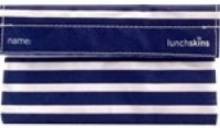 Reusable Cloth Snack Bag - Navy Blue Stripe Reusable Cloth Snack Bag - Navy Blue Stripe