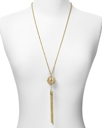 Aqua's crystal-adorned golden pendant is a '70s sparkler. Channel nights spent beneath the disco ball and wear it with flares and sky-high platforms. Aqua's crystal-adorned golden pendant is a '70s sparkler. Channel nights spent beneath the disco ball and wear it with flares and sky-high platforms.