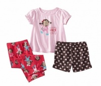 JUST ONE YOU By Carters Girls 3-Piece Pajama Set (4T)
