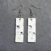 TekChick Earrings - I CTRL U Sparkles