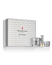 PREVAGE® Day Set includes:- PREVAGE® Day Moisture Cream Broad Spectrum Sunscreen SPF 30, 1.7 oz.- PREVAGE® Night Anti-Aging Restorative Cream, 0.5 oz. - PREVAGE® Eye Advanced Anti-Aging Serum, 0.17 oz. PREVAGE® Day Set includes:- PREVAGE® Day Moisture Cream Broad Spectrum Sunscreen SPF 30, 1.7 oz.- PREVAGE® Night Anti-Aging Restorative Cream, 0.5 oz. - PREVAGE® Eye Advanced Anti-Aging Serum, 0.17 oz.