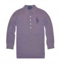 Ralph Lauren Women The Skinny Polo Big Pony Logo T-Shirt (S, Purple) Ralph Lauren Women The Skinny Polo Big Pony Logo T-Shirt (S, Purple)