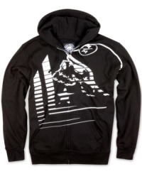 Show off your fighter pride in this awesome skull screen print fleece hoodie by Metal Mulisha. Show off your fighter pride in this awesome skull screen print fleece hoodie by Metal Mulisha.