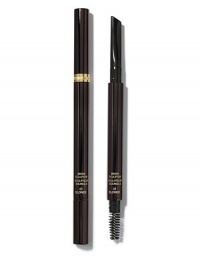 To Tom Ford, the eyebrows are one of the most important elements of the face. A perfectly groomed and shaped brow is the most powerful non-invasive way to define and enhance your features. The unique calligraphy tip allows a tailor-made stroke, from thin to wide. Remove the opposite-end cap to uncover the grooming brush; twist the cap counterclockwise to reveal the sharpener. To Tom Ford, the eyebrows are one of the most important elements of the face. A perfectly groomed and shaped brow is the most powerful non-invasive way to define and enhance your features. The unique calligraphy tip allows a tailor-made stroke, from thin to wide. Remove the opposite-end cap to uncover the grooming brush; twist the cap counterclockwise to reveal the sharpener.