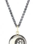 Mizuki Silver Evil Eye Ball Necklace