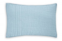 Donna Karan Essentials Puckered Stitch Quilted King Pillow Sham Sea Donna Karan Essentials Puckered Stitch Quilted King Pillow Sham Sea
