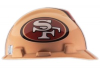 MSA Safety Works 818440 NFL Hard Hat, San Francisco 49ers MSA Safety Works 818440 NFL Hard Hat, San Francisco 49ers