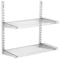 Rubbermaid 3H91 Configurations 26-Inch Add-On Shelving Kit, Titanium Rubbermaid 3H91 Configurations 26-Inch Add-On Shelving Kit, Titanium
