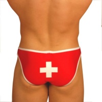 Mens Lifeguard Bikini Swimsuit Gary Majdell Sport