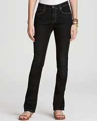 The cornerstone to your new-season wardrobe, these sleek Eileen Fisher Petites' straight-leg jeans provide a crisp, flattering foundation to this season's statement tops. The cornerstone to your new-season wardrobe, these sleek Eileen Fisher Petites' straight-leg jeans provide a crisp, flattering foundation to this season's statement tops.