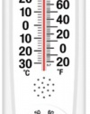 Springfield 9.125 inch Vertical Thermometer and Hygrometer