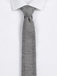 Sophisticated stripes combined with a textured finish defines this slim design woven from fine Italian wool.About 1½ wideWoolDry cleanMade in Italy Sophisticated stripes combined with a textured finish defines this slim design woven from fine Italian wool.About 1½ wideWoolDry cleanMade in Italy