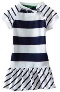 Nautica Sportswear Kids Girls 2-6X Short Sleeve Stripe Dress, Sail White, 5 Nautica Sportswear Kids Girls 2-6X Short Sleeve Stripe Dress, Sail White, 5