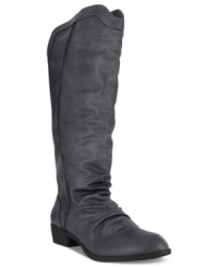 You'll fall in love fast with the Pacey boots by Mia. With ruche detailing down the shaft and a zipper that stretches up the back, you'll want to slip into this versatile style day after day. You'll fall in love fast with the Pacey boots by Mia. With ruche detailing down the shaft and a zipper that stretches up the back, you'll want to slip into this versatile style day after day.