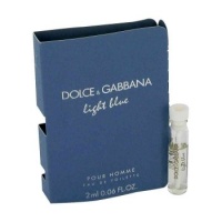 Dolce & Gabbana Light Blue for Men 2 ml /0.06 oz Eau de Toilette Sampler Vial Dolce & Gabbana Light Blue for Men 2 ml /0.06 oz Eau de Toilette Sampler Vial