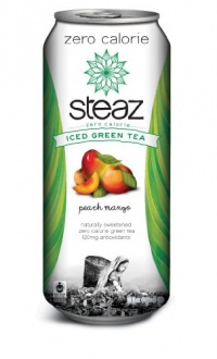 Steaz Zero Calorie Iced Teaz, Peach Mango, 16-Ounce (Pack of 12) Steaz Zero Calorie Iced Teaz, Peach Mango, 16-Ounce (Pack of 12)