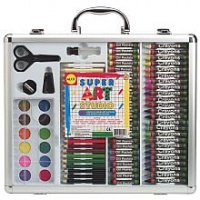Alex Super Art Studio In 14.5 Folding Case with 150 Pieces of Art Materials Alex Super Art Studio In 14.5 Folding Case with 150 Pieces of Art Materials