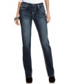 A pair of straight-leg jeans go with everything! Create effortless weekend looks with this petite pair from Earl Jeans.
