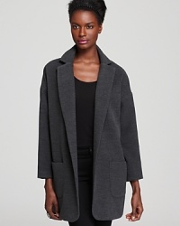 Fashion is about balance and this oversized Aqua coat embraces that principle, designed with a slim notch collar and bracelet sleeves. The open silhouette falls seamlessly over your weekend staples-think a chunky knit and skinny jeans-for off-duty call that's completely on-trend. Fashion is about balance and this oversized Aqua coat embraces that principle, designed with a slim notch collar and bracelet sleeves. The open silhouette falls seamlessly over your weekend staples-think a chunky knit and skinny jeans-for off-duty call that's completely on-trend.