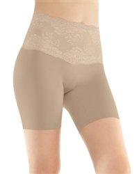 ASSETS by Sara Blakely Chic Peek Mid-Thigh Shaper, M, Nude