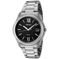 Seiko Men's SGEF21P1 Black Dial Stainless Steel Watch Seiko Men's SGEF21P1 Black Dial Stainless Steel Watch