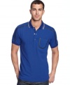 Attractive polo by BOSS Green with a touch of stretch to maximize your style.