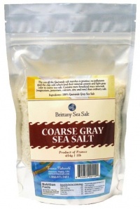 Coarse Gray Sea Salt From Guérande 1 Lb Stand up Pouch Coarse Gray Sea Salt From Guérande 1 Lb Stand up Pouch