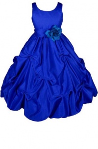 AMJ Dresses Inc Heavenly Royal Blue Flower Girl Party Dress Size 8 AMJ Dresses Inc Heavenly Royal Blue Flower Girl Party Dress Size 8