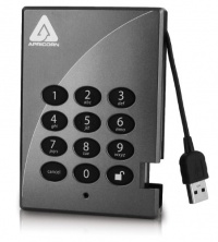 Apricorn Direct Padlock 256-bit 1 TB USB 2.0 External Hard Drive A25-PL256-1000 (Grey) Apricorn Direct Padlock 256-bit 1 TB USB 2.0 External Hard Drive A25-PL256-1000 (Grey)