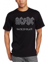 Impact Men's AC/DC Back In Black Short Sleeve T-Shirt Impact Men's AC/DC Back In Black Short Sleeve T-Shirt