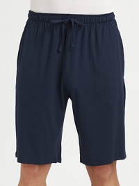 A fresh, versatile look for saturday morning lounging, set in lightweight jersey cotton knit.Elastic drawstring waistSide slash pocketsInseam, about 1095% micromodal/5% elastaneMachine washImported A fresh, versatile look for saturday morning lounging, set in lightweight jersey cotton knit.Elastic drawstring waistSide slash pocketsInseam, about 1095% micromodal/5% elastaneMachine washImported