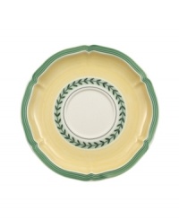 Comprised of four distinctive designs, Villeroy & Boch's French Garden is more than a dinnerware and dishes pattern – it's a chance for you to express your personal taste. This breakfast saucer is beautifully designed to mix and match with any French Garden pattern you choose. Comprised of four distinctive designs, Villeroy & Boch's French Garden is more than a dinnerware and dishes pattern – it's a chance for you to express your personal taste. This breakfast saucer is beautifully designed to mix and match with any French Garden pattern you choose.