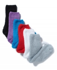 Feel the delicious comfort all the way down to your toes with these ultra-cozy Butter socks from Charter Club. Available in an assortment of essential colors; it's impossible to own just one pair.