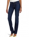 7 For All Mankind Women's Kimmie Straight Leg Jean in Warm Medium Blue