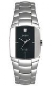 Guess Diamond Dial Silver Tone Mens Watch Guess Diamond Dial Silver Tone Mens Watch