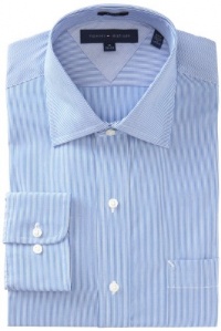 Tommy Hilfiger Men's Slim Fit Microstripe Dress Shirt Tommy Hilfiger Men's Slim Fit Microstripe Dress Shirt