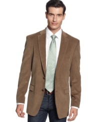 Instantly distinguish your casual wardrobe with this corduroy blazer from Lauren by Ralph Lauren. Instantly distinguish your casual wardrobe with this corduroy blazer from Lauren by Ralph Lauren.