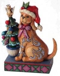 Enesco Jim Shore Heartwood Creek Christmas Dog Figurine, 5-1/4-Inch Enesco Jim Shore Heartwood Creek Christmas Dog Figurine, 5-1/4-Inch