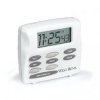 West Bend Housewares #40055 White Electric Timer/Clock West Bend Housewares #40055 White Electric Timer/Clock