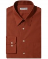 Saturate your style with the punch of color from this Van Heusen dress shirt.