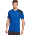 Keep your training on track with this sporty, comfortable running t-shirt from Puma.