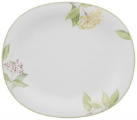 Villeroy & Boch Green Garland 11-1/2-Inch by 9-3/4-Inch Oblong Dinner Plate
