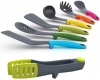 Joseph Joseph Elevate 6-Piece Heat-Resistant Utensil Set and Joseph Joseph Elevate Tongs