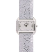 Tissot Women's T023.309.16.031.02 T-Wave White Dial Leather Strap Watch