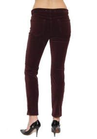Women's J Brand Mid Rise 11 Skinny Leg Velvet Jean in Wine Women's J Brand Mid Rise 11 Skinny Leg Velvet Jean in Wine