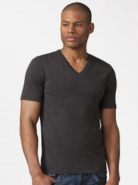 Weightier than a tee but still on the light side, in soft cotton jersey with a touch of stretch. Great, body-skimming fit Cotton/elastene; machine wash Imported Weightier than a tee but still on the light side, in soft cotton jersey with a touch of stretch. Great, body-skimming fit Cotton/elastene; machine wash Imported
