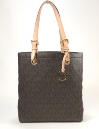 MICHAEL Michael Kors Signature Jet Set Large N/S Tote (Brown) MICHAEL Michael Kors Signature Jet Set Large N/S Tote (Brown)