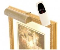 LED Remote Control Picture Light Cordless - Antique Brass - For pictures up to 3 feet wide- Safe for artwork - No UV and NO Heat - Solid Steel Frame 1.3 lbs - Dimmer included LED Remote Control Picture Light Cordless - Antique Brass - For pictures up to 3 feet wide- Safe for artwork - No UV and NO Heat - Solid Steel Frame 1.3 lbs - Dimmer included